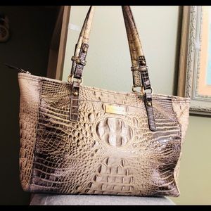 Brahmin Melbourne Tote Gold